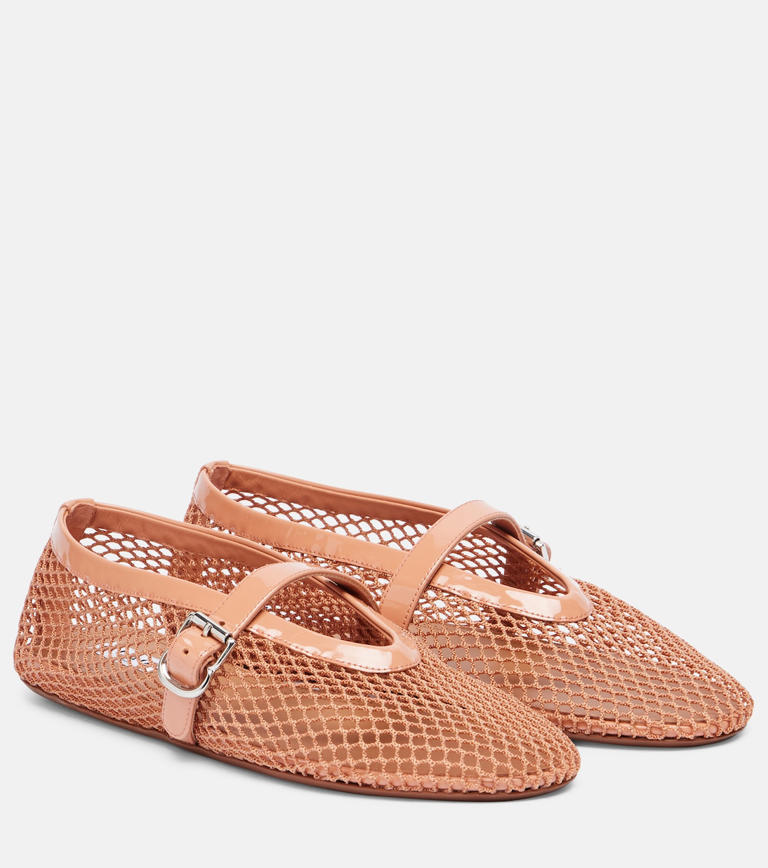 Mesh flats won't look dated in 2026 if you wear them like Margot Robbie ...