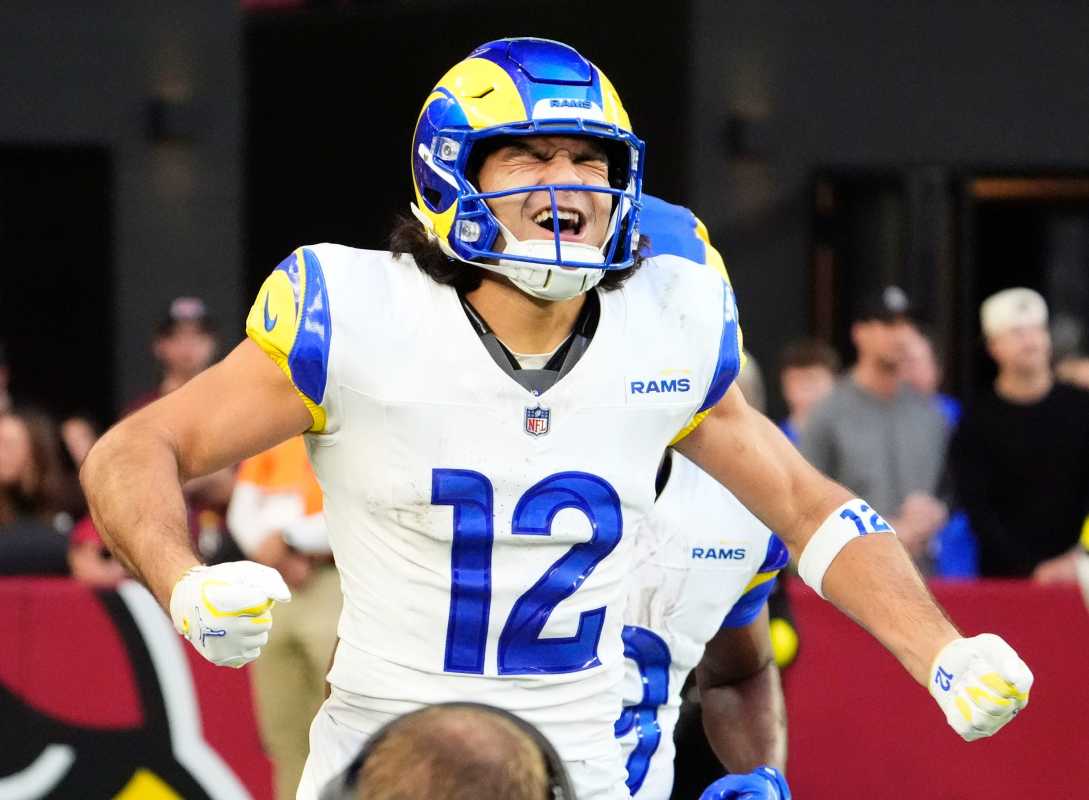 Rams announce Puka Nacua news during Falcons game
