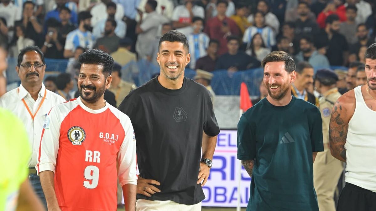 Telangana CM Revanth Reddy thanks Lionel Messi, Luis Suarez, & Rodrigo ...