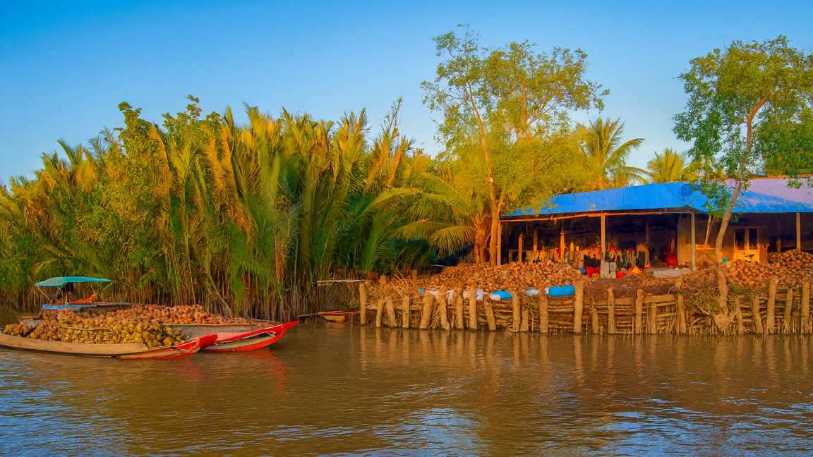 Hoe is het om te cruisen door de Mekongdelta?