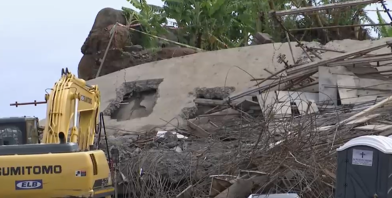 Rescue teams continue search for trapped victims in temple collapse