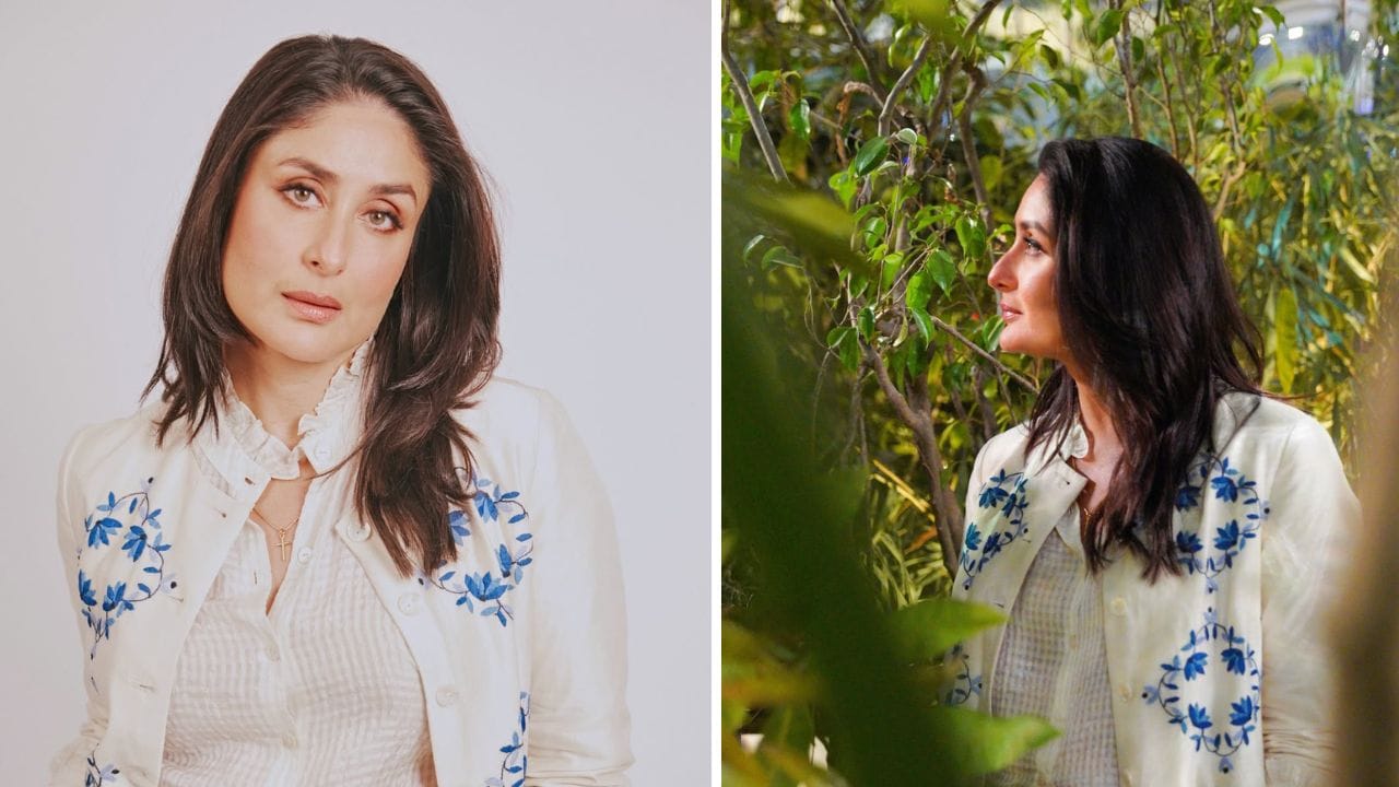 Kareena Kapoor keeps it classy and conscious in Mulberry silk and Chanderi outfit