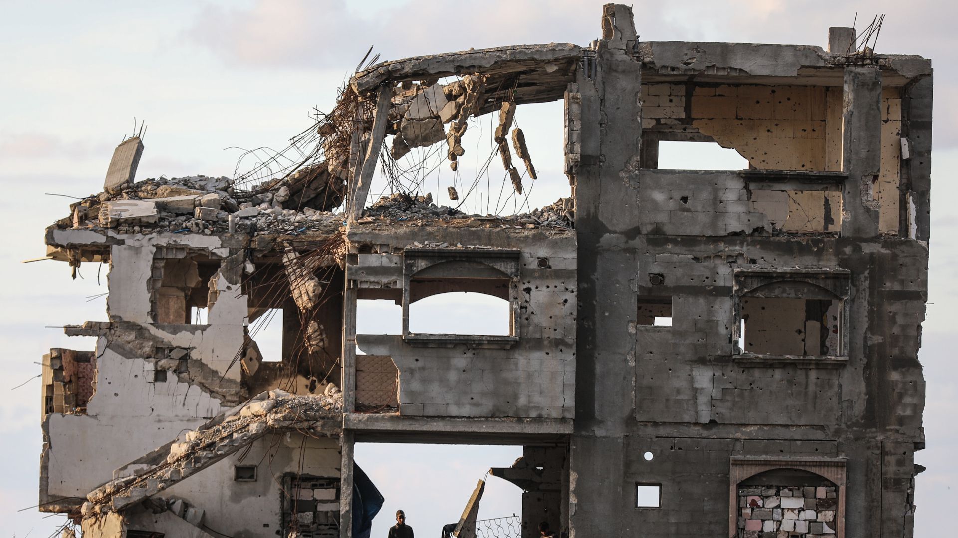 At least 500 buildings in Gaza at risk of collapsing because of Storm Byron