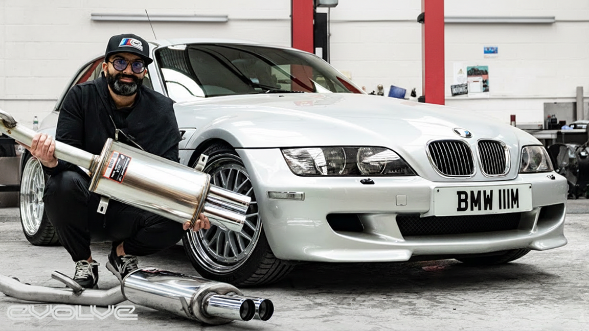 Race rear exhaust upgrade for Z3M