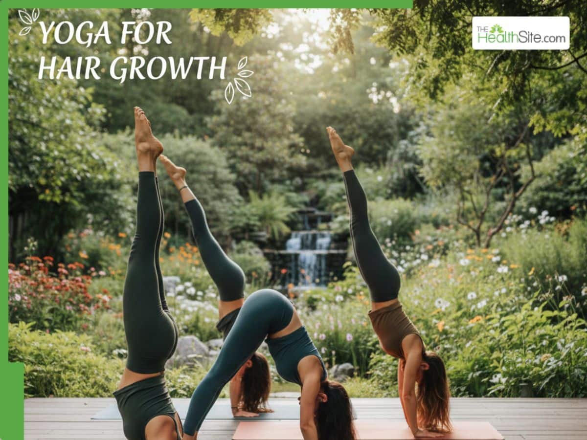 7 effective yoga asanas for hair growth that improve scalp health naturally