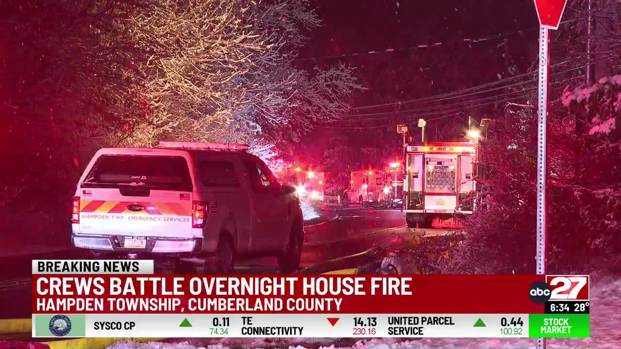 Hampden Twp. home deemed a total loss after overnight fire