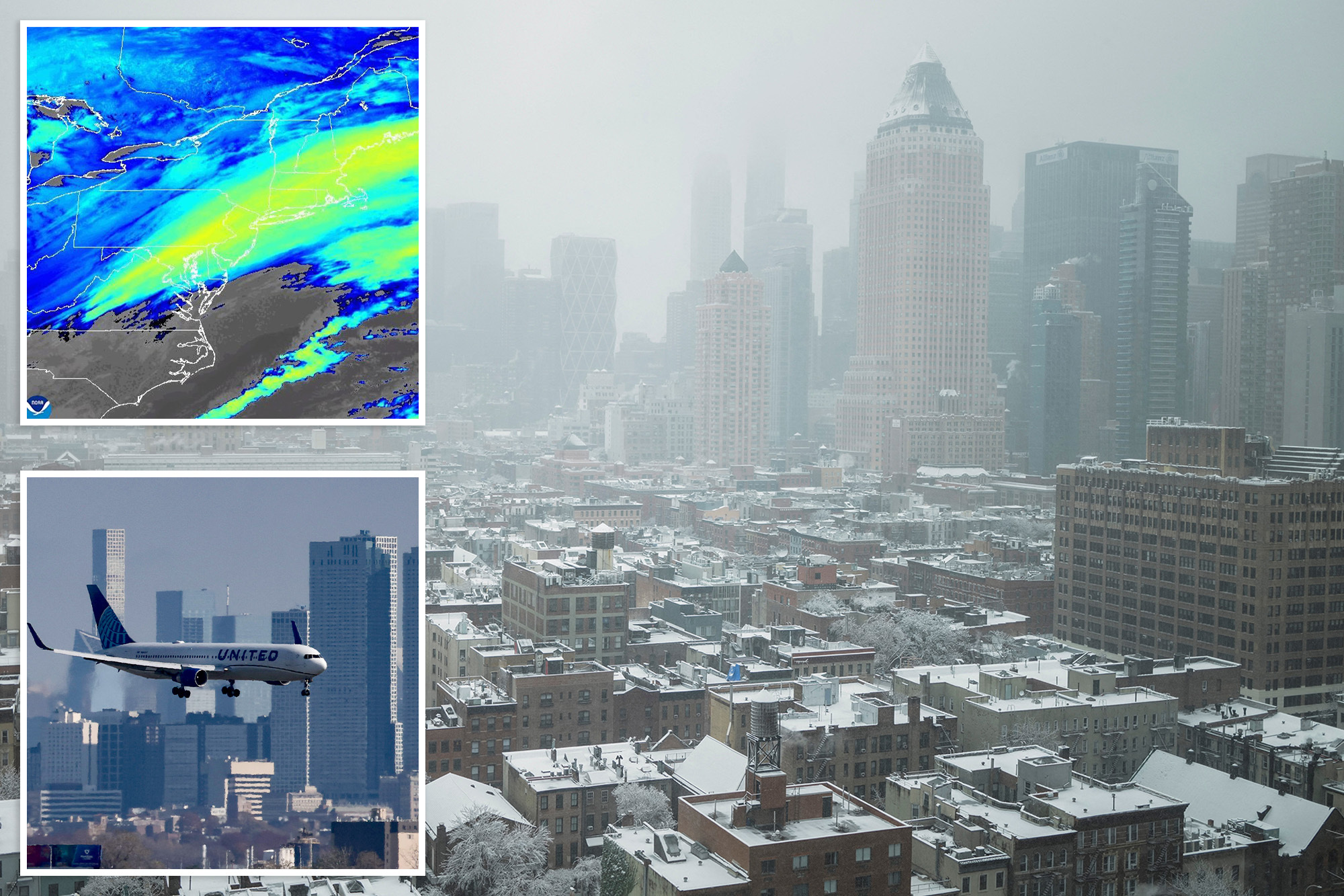 NYC airports facing 6-hour delays as massive snowstorm turns holiday ...
