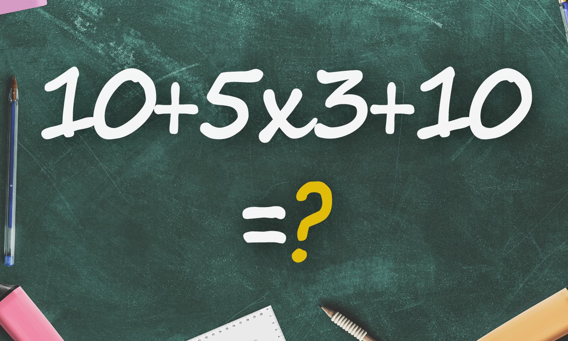 Easy-looking math sum leaves people scratching their heads - can you ...