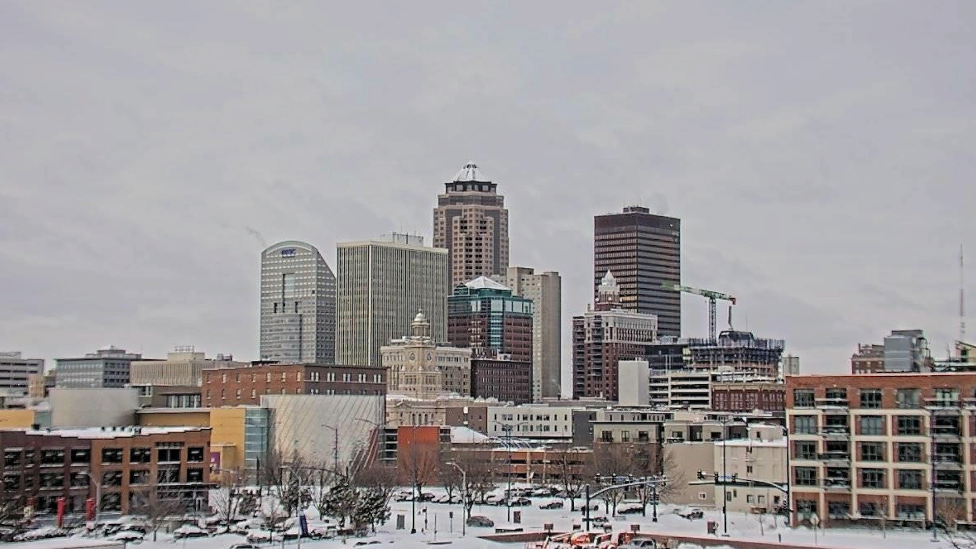 Snowfall in Des Moines already exceeds entirety of last season