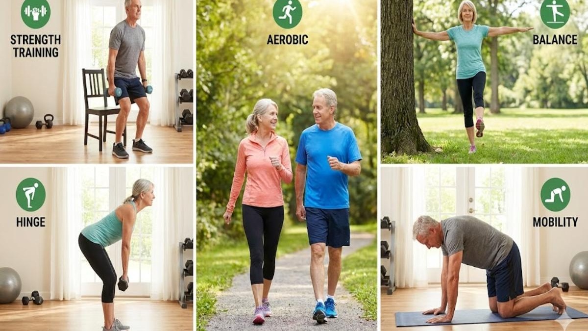 The 5 essential moves doctors say everyone over 50 must master to age in reverse<br><br>