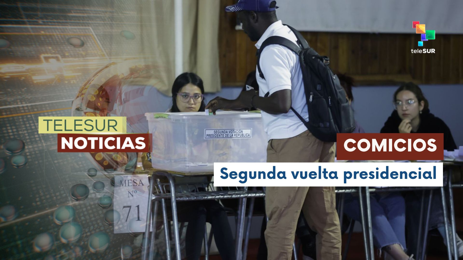 Chilenos convocados a las urnas en la segunda vuelta presidencial