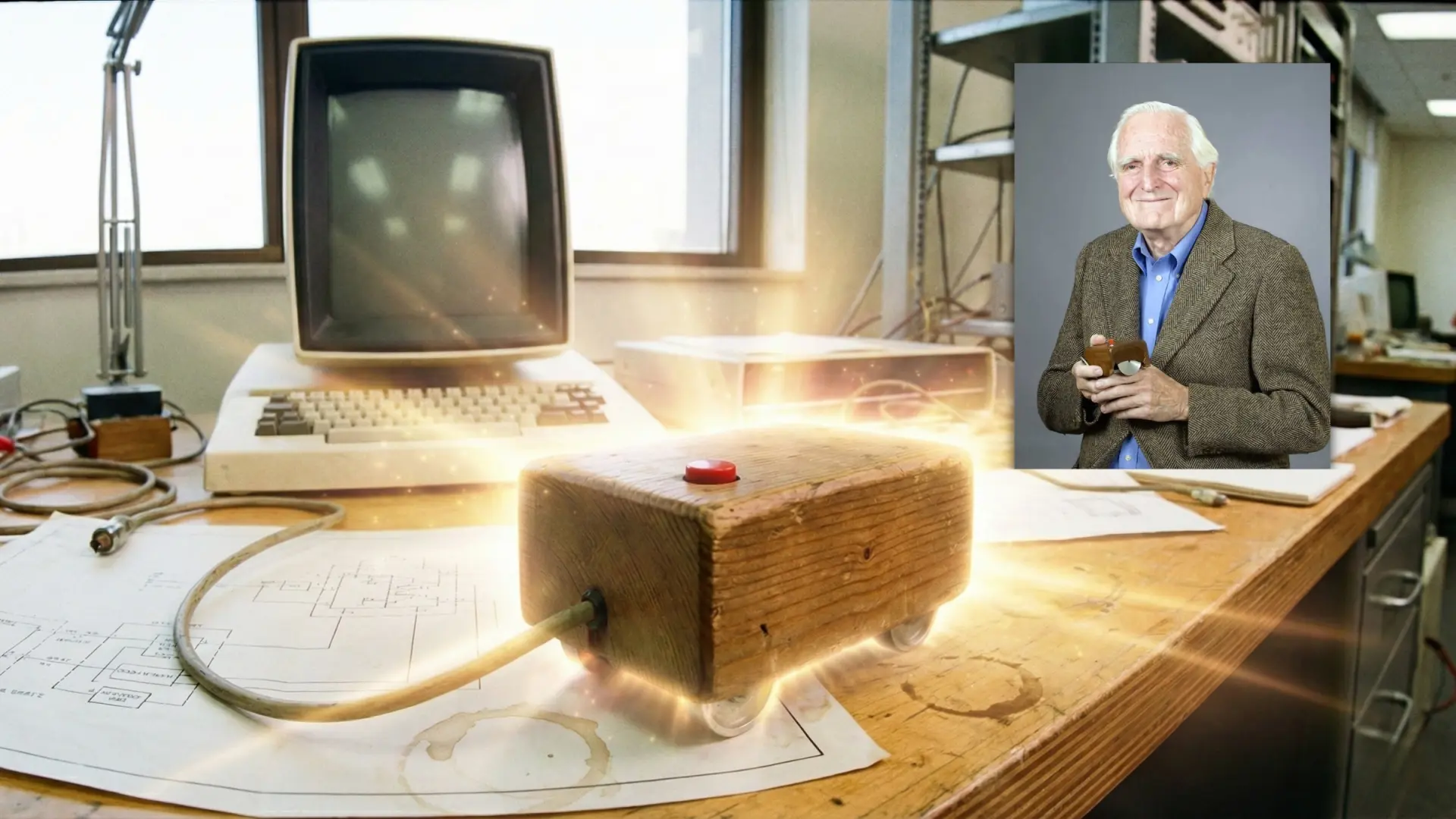 Douglas Engelbart, el defenestrado inventor del ratón de ordenador al ...