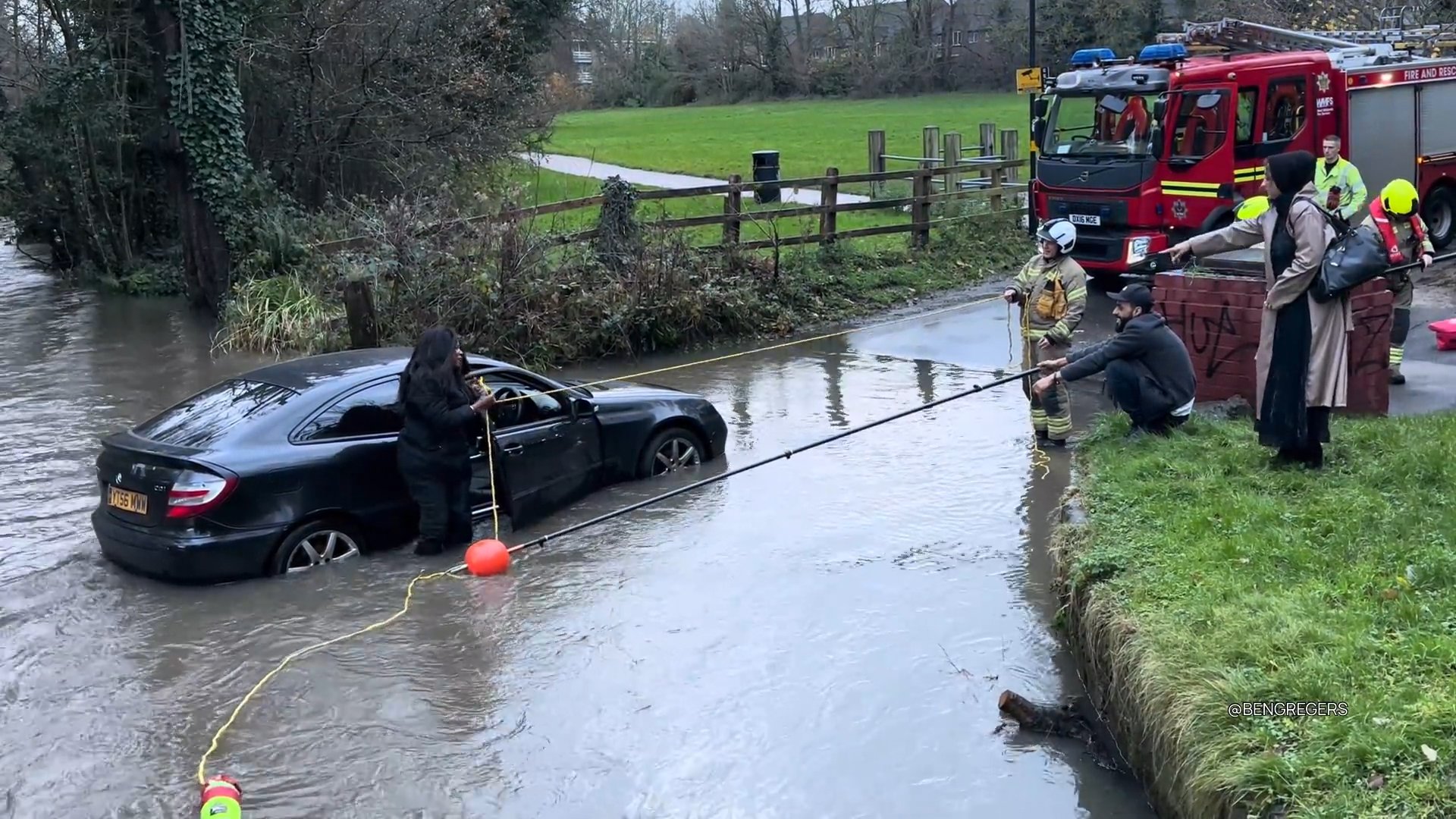 Met Office warns of flood danger amid heavy rainfall