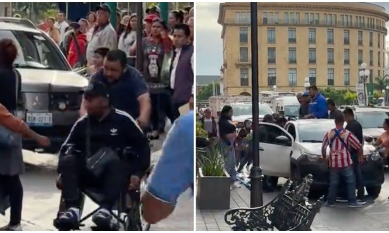 ¿Cómo ocurrió? Hombre se levanta de su silla de ruedas en plena pelea y ...