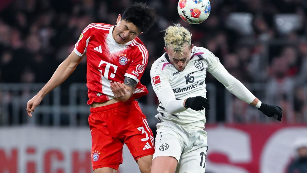 Min-jae Kim (bis 73. Minute): Bekam mit seinem insgesamt siebten Startelfeinsatz eine seiner seltenen Bewährungschancen. Hatte teilweise leichte Probleme mit Hollerbach. Beim 1:1 stimmte sein Timing nicht und er sprang am Ball vorbei. Ließ gegen eigentlich harmlose Mainzer trotzdem zwei Gegentore mit zu. Note 4 (Quelle: Sven Hoppe)