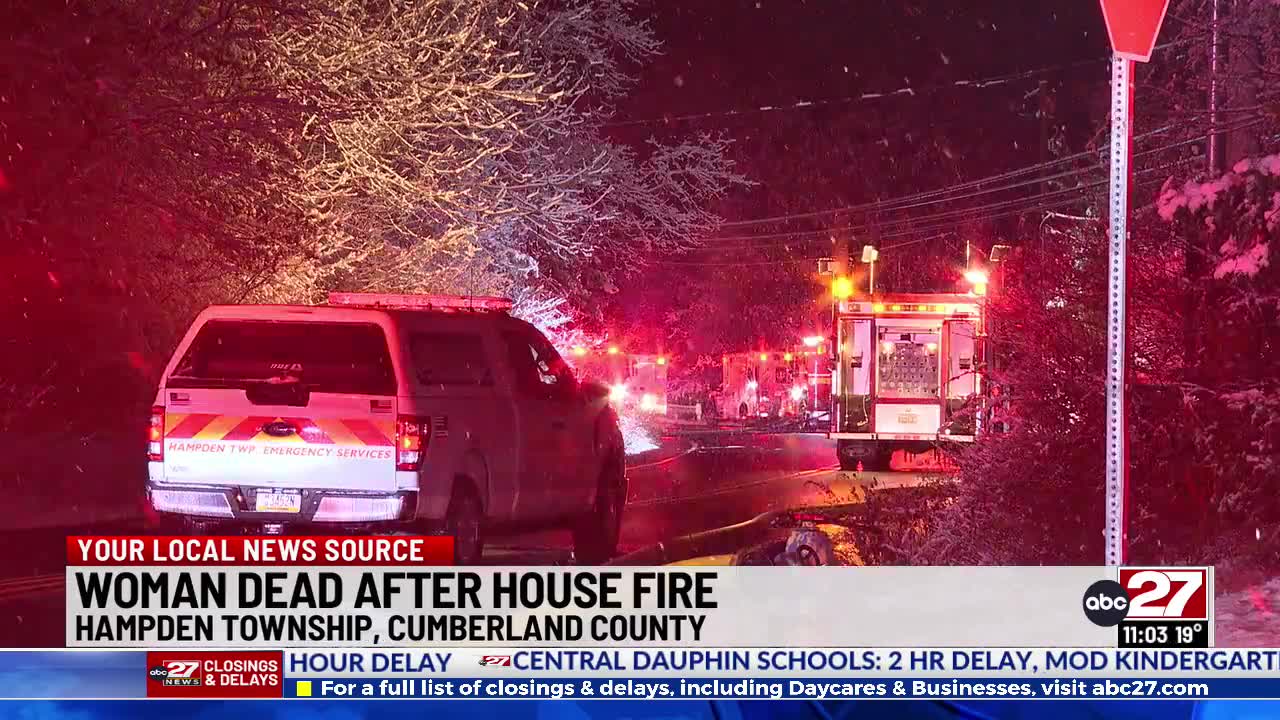 Woman dead after Cumberland County house fire