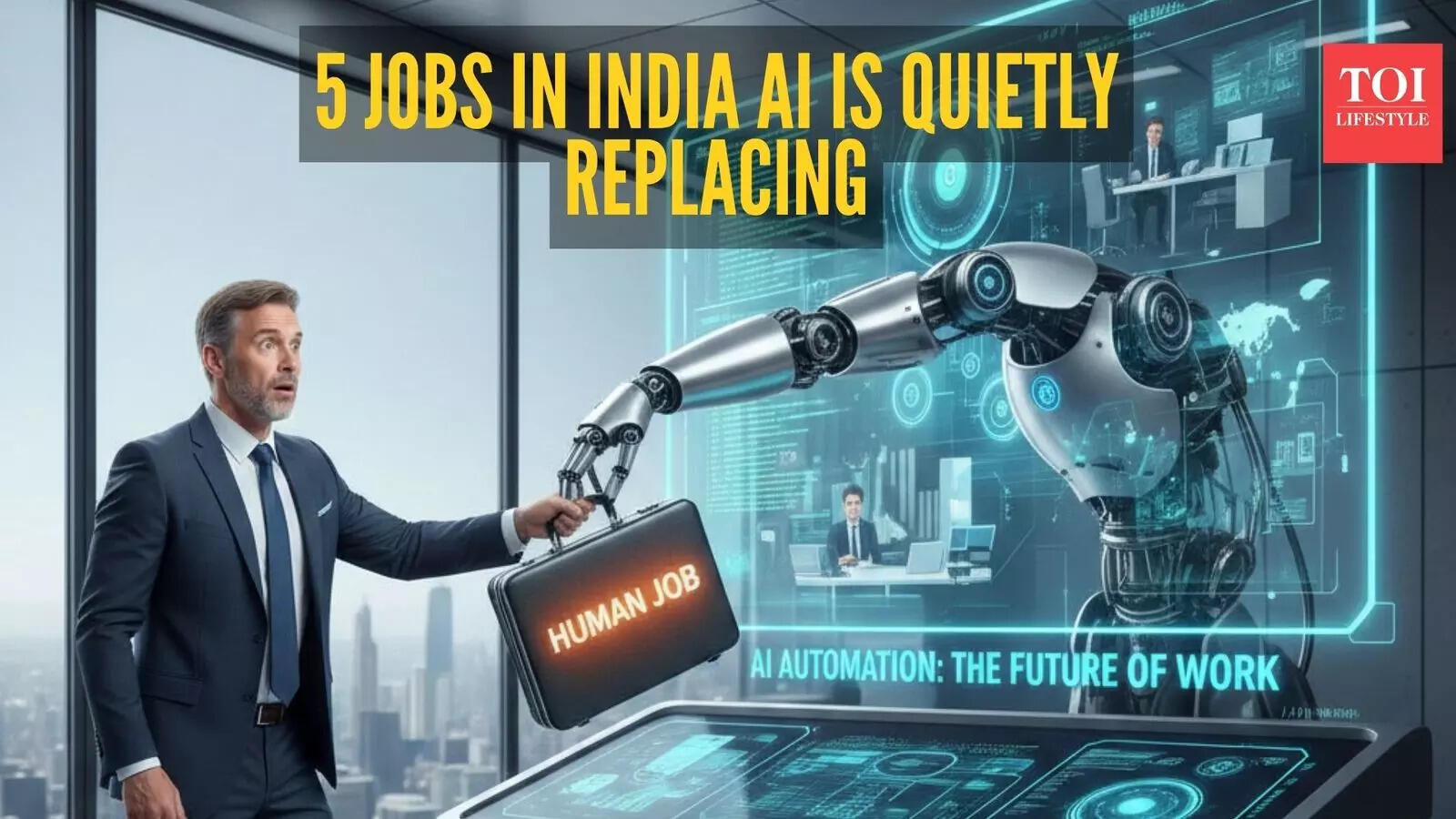 5 jobs in India that are most at risk from AI