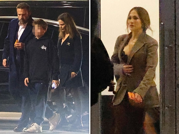 Ben Affleck sees both Jennifer Garner and Jennifer Lopez at son Samuel