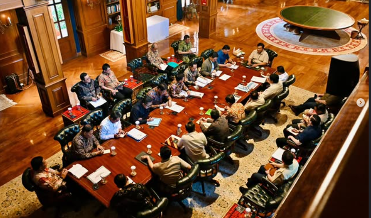 Pulang ke Aceh hingga Langkat, Prabowo undang menteri ke Hambalang