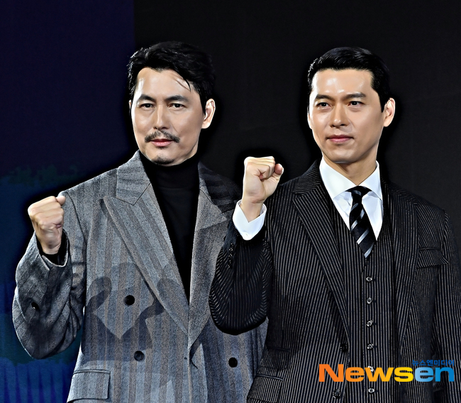 현빈x정우성, 시선 사로잡는 투샷 [포토엔HD]