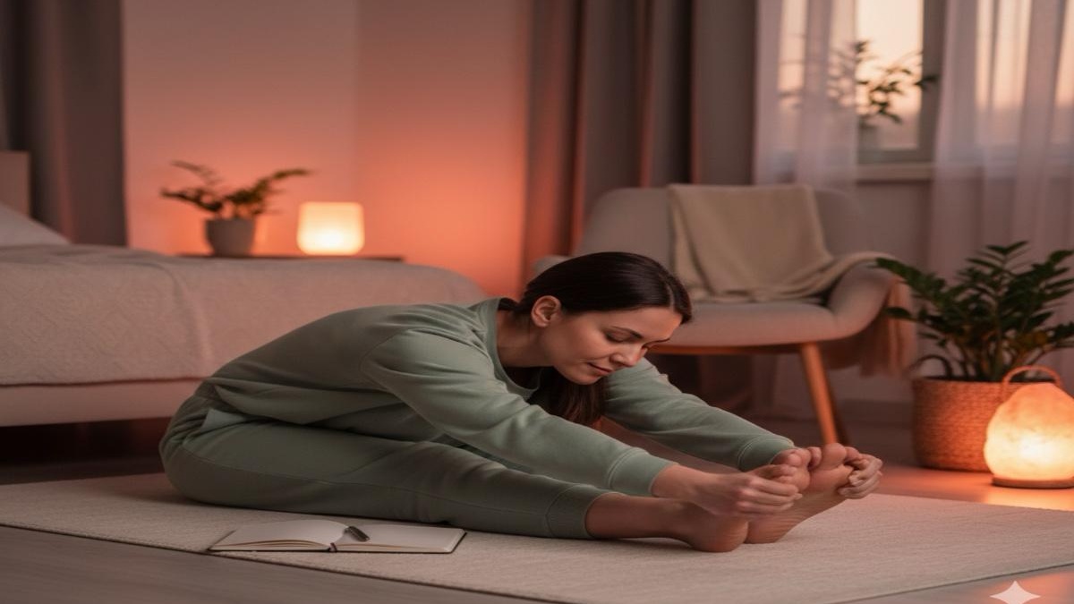 How an evening stretching routine improves sleep and reduces stress