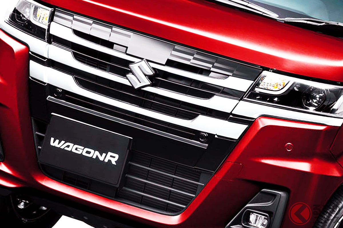143万円!スズキ「新ワゴンR」発表!デザイン一新で「立体フロントグリル