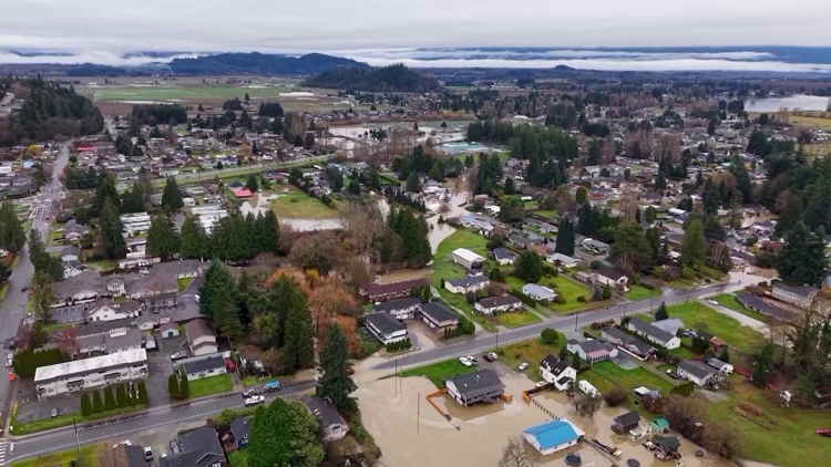 Cleanup continues after record Skagit River flooding with more rain ahead