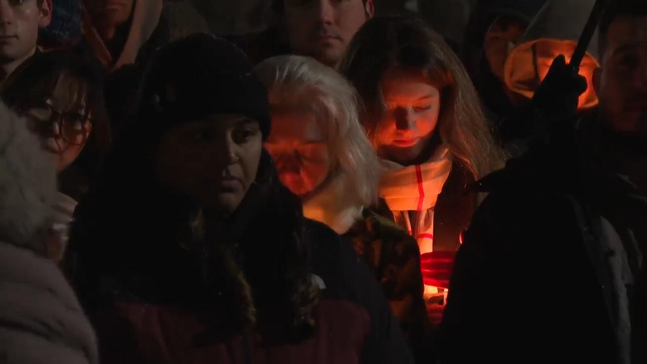 Vigil for victims of Brown University shooting brings Providence community together<br>