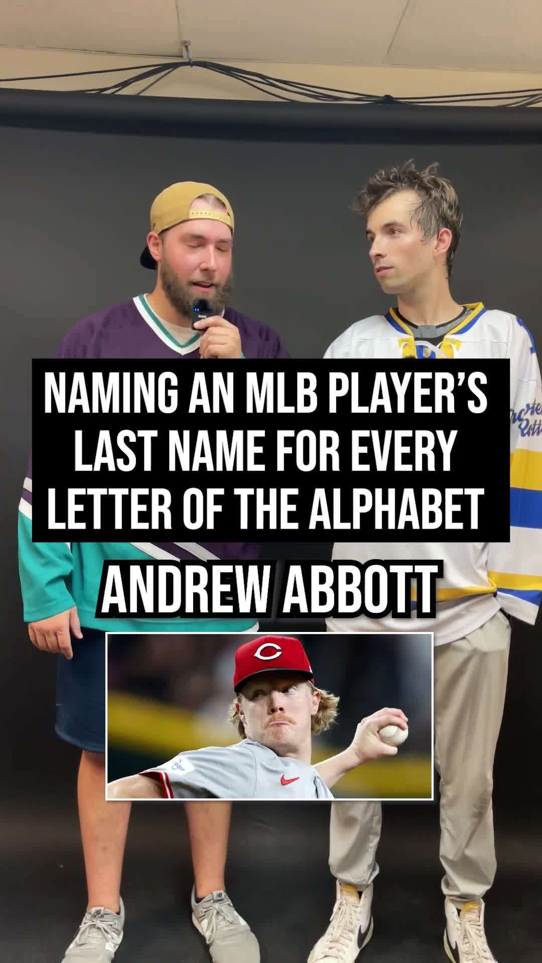 MLB alphabet challenge! #baseball #mlb #sports #alphabet