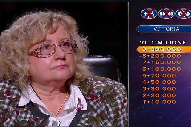 Chi vuol essere milionario – Il torneo, Vittoria vince un milione di euro
