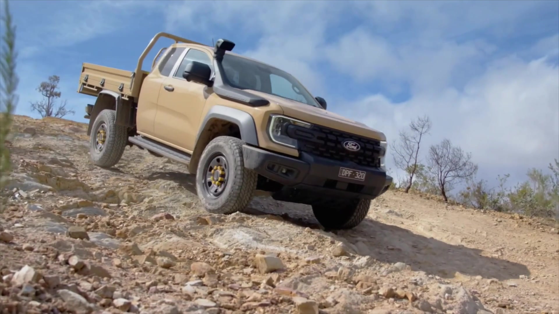 Ford Ranger Super Duty - Super Cab in seismic tan - off-road