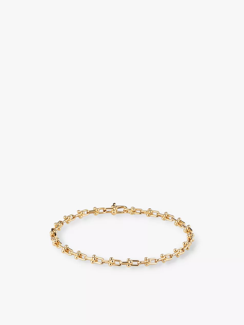 Tiffany Hardwear 18ct Yellow-Gold Bracelet - S