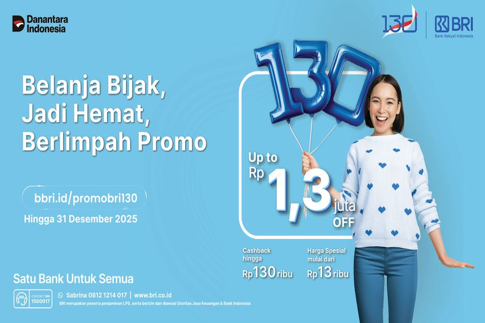 Waktunya berbelanja hemat F&B & home living dengan promo HUT BRI
