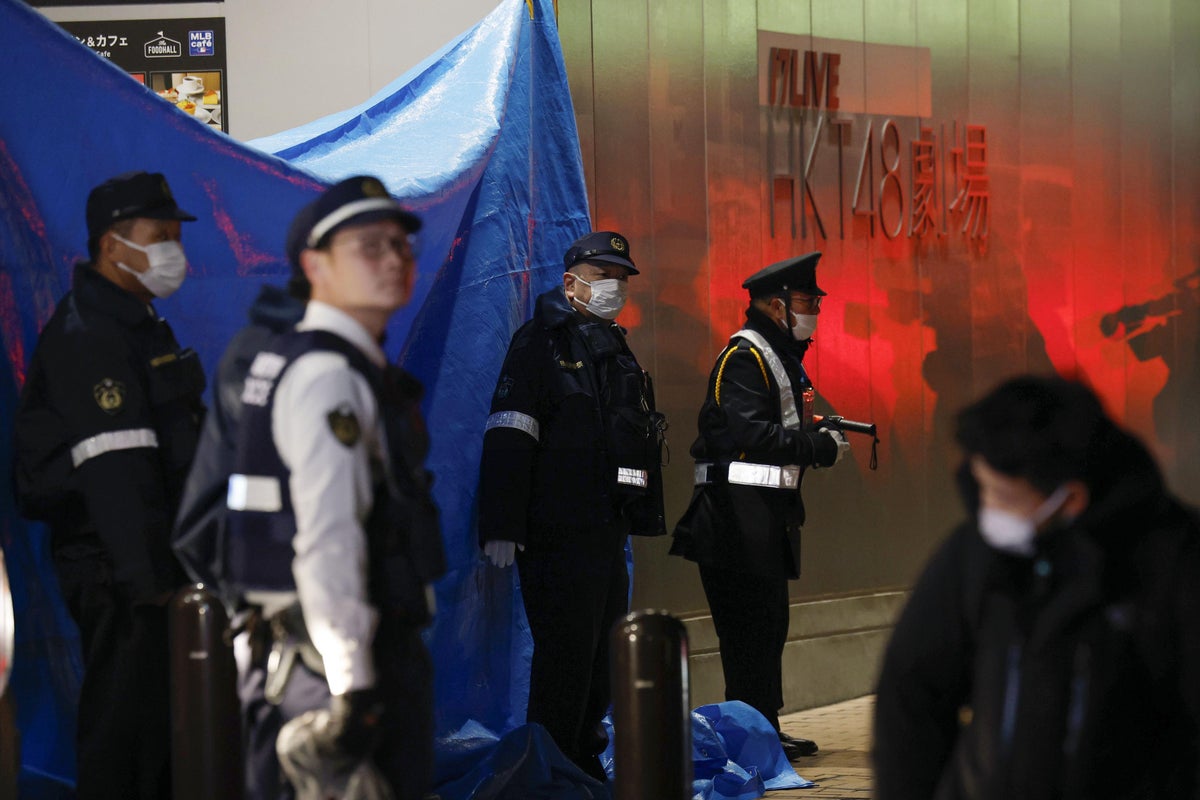 Two stabbed at entertainment complex in Japan as police arrest suspect<br>