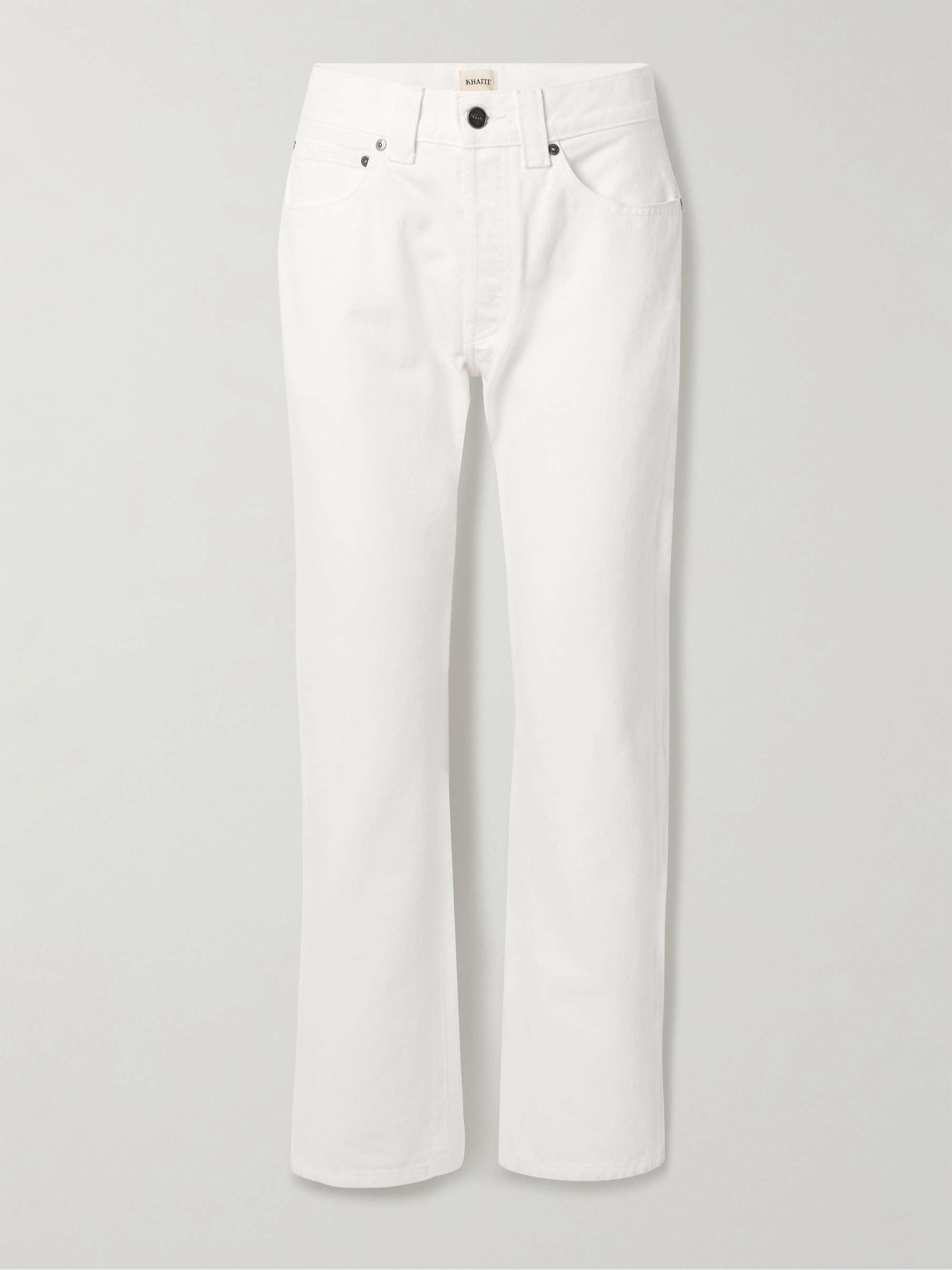 Callum Mid-Rise Straight-Leg Jeans
