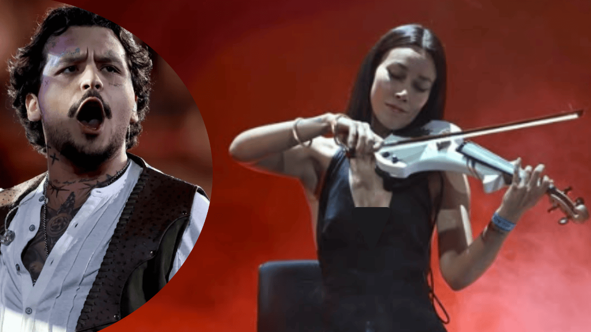 Quién es la violinista a la que acusan de ser fan de la relación de Nodal y Ángela  Aguilar?