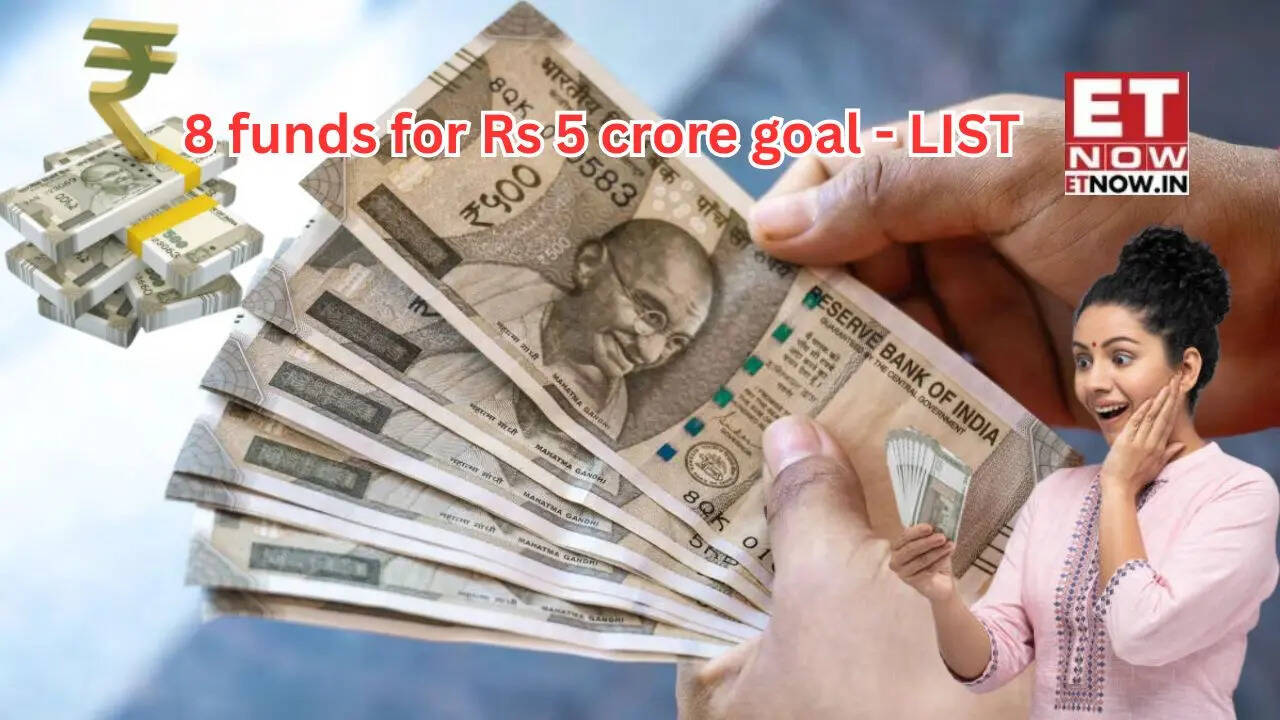 Mutual fund investment: 8 funds for Rs 5 crore goal - list