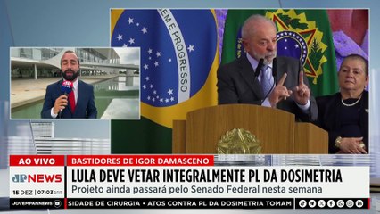 Lula deve vetar integralmente PL da dosimetria
