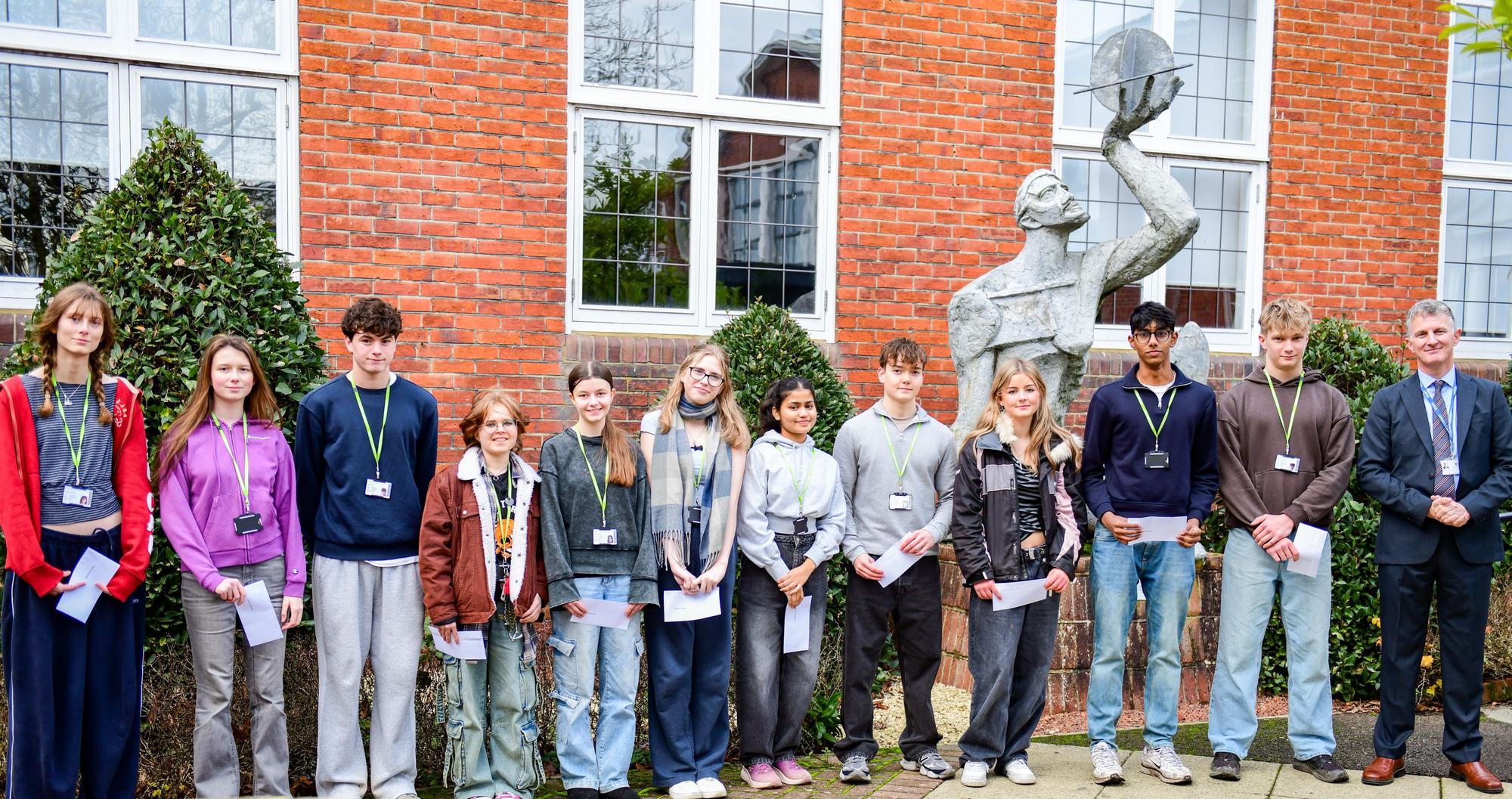 Collyer's reward new students