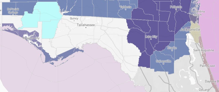 Freeze warnings in effect for some Florida counties. How cold did it get?