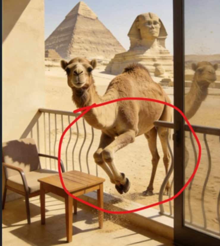 Man’s AI Egypt photos spark hilarious reactions online as users spot ...