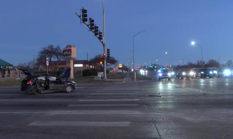 LPD responds to car and semi crash in north Lincoln
