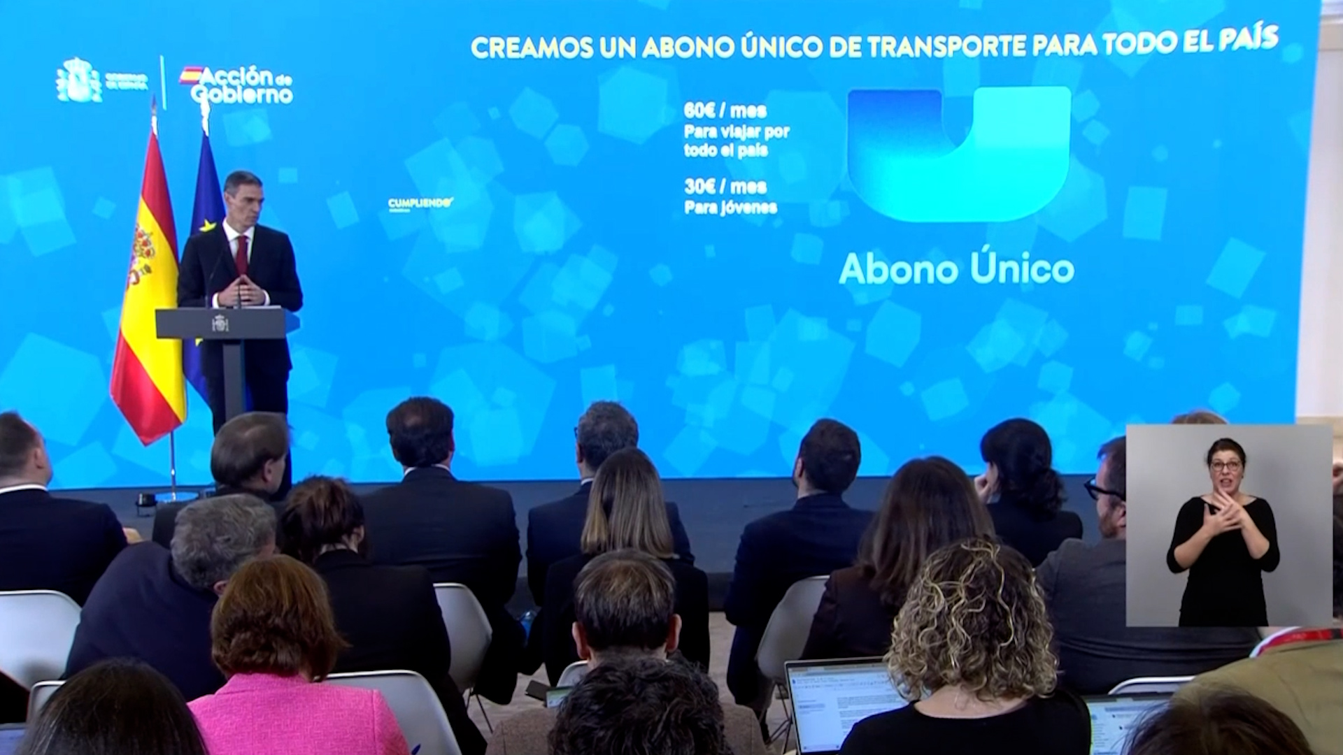 El Gobierno aprobará un abono único de transportes de 60 euros para ...