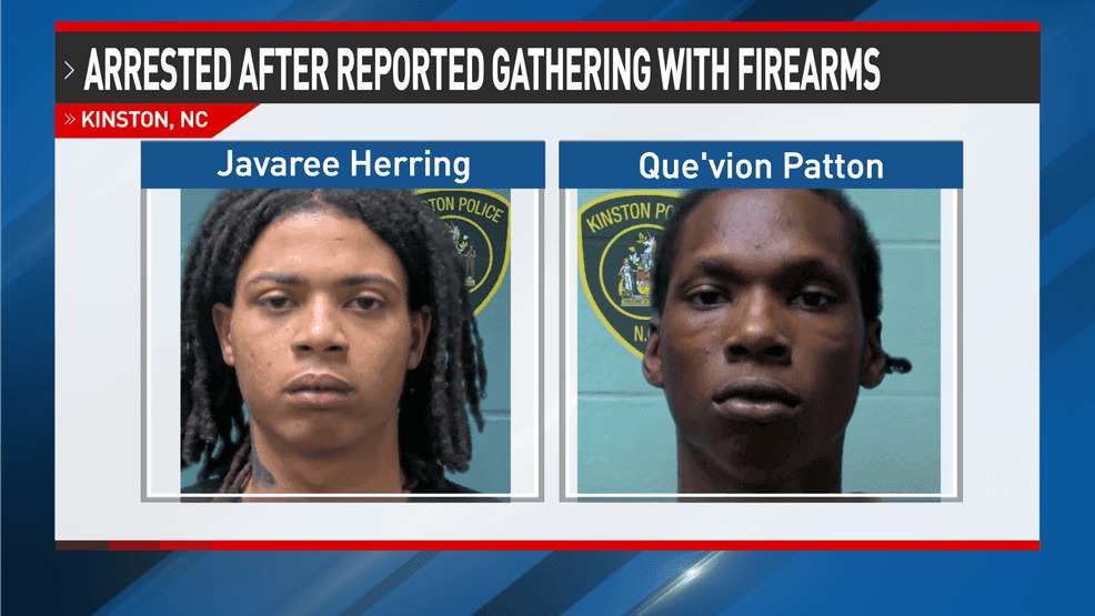 Two men arrested after reported gathering with firearms in Kinston's ...