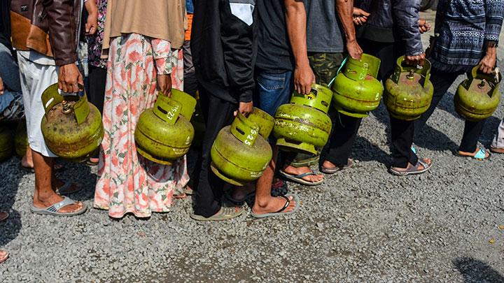 Warga Aceh Kesulitan Dapat Gas Elpiji