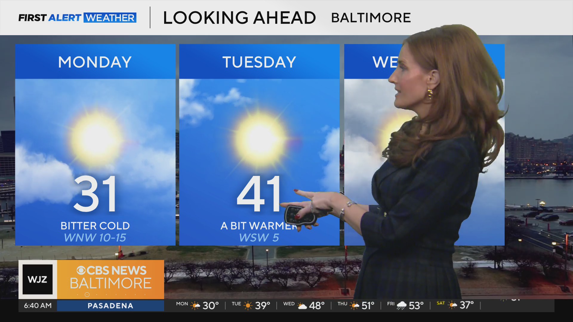 Bitter cold across Maryland to start the week