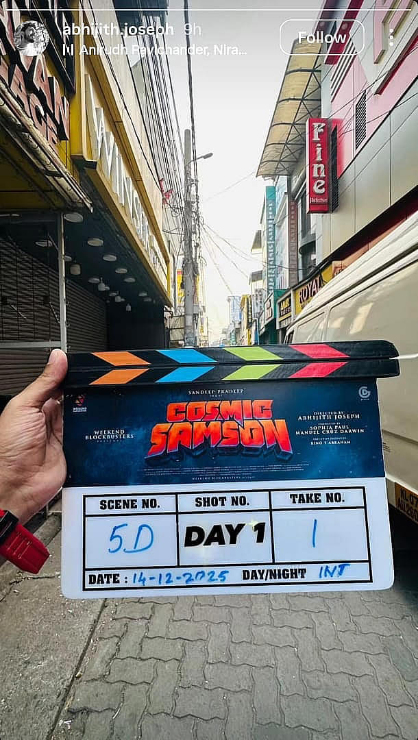 Sandeep Pradeep starrer Cosmic Samson goes on floors