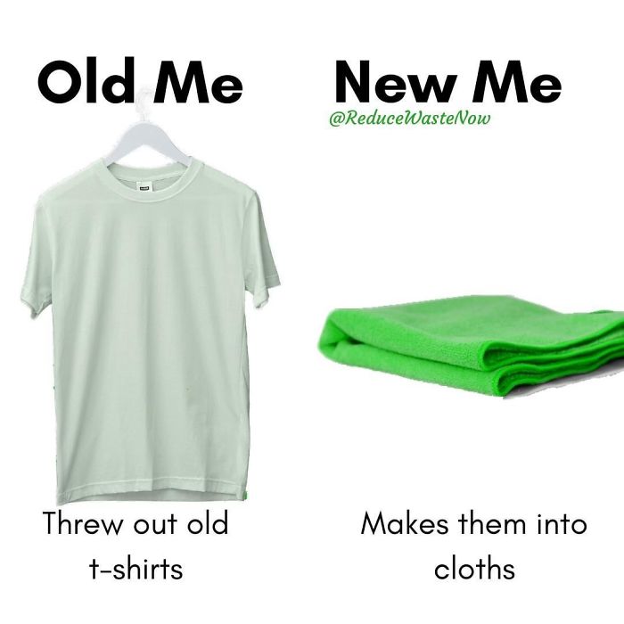 49 ‘Old Me vs. New Me’ Memes That Will Help You Reduce Waste