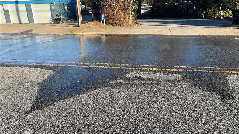 Water main break shuts down road in Greenville