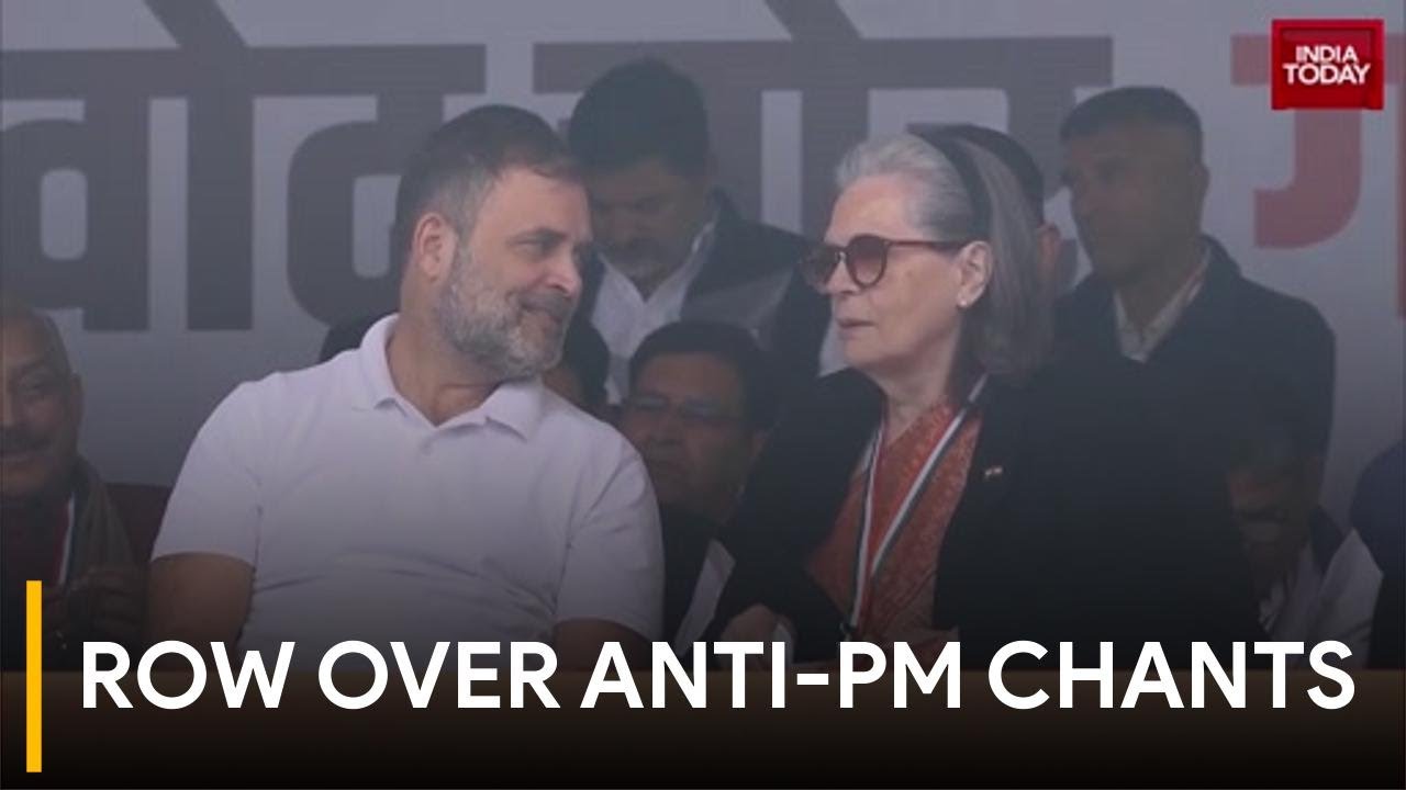 Parliament erupts over controversial anti-PM slogans raised at rally in Delhi<br>